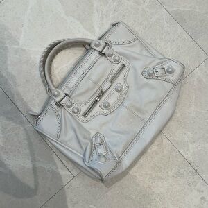 White Balenciaga City Bag - large - Women's Handbag
